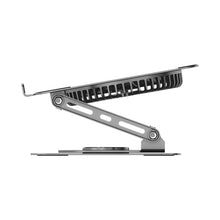 UNITEK OT1098AGY01 Adjustable Laptop Stand 360° Rotation Detachable Cooling Fan Carbon Steel Aluminum