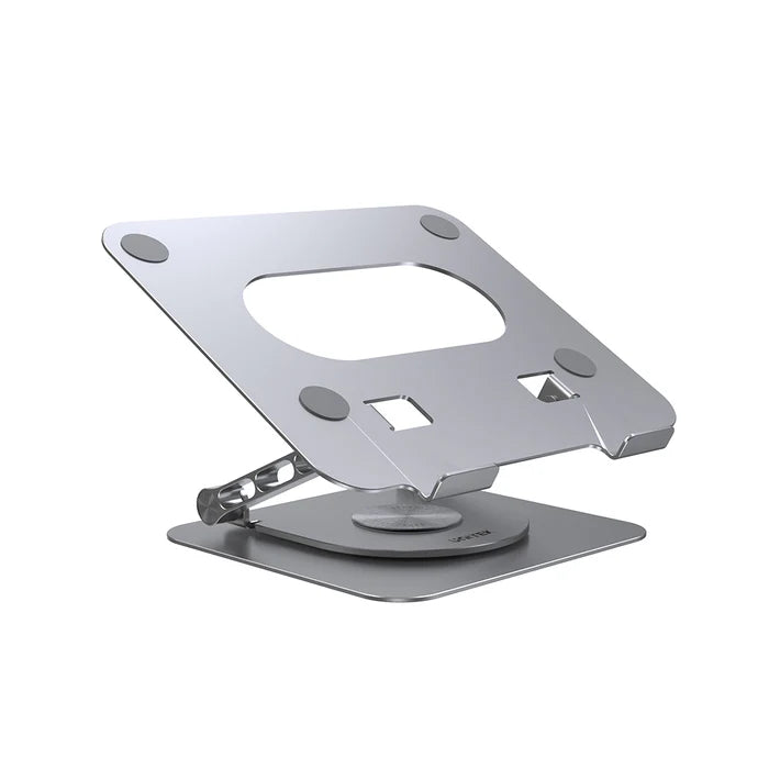 UNITEK OT180SL01 Adjustable Laptop Stand 360° Rotating Base Aluminium 4.4kg Support Foldable Ergonomic
