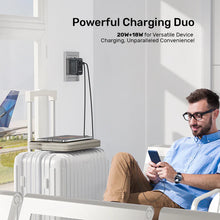 UNITEK P1120ABK01 Universal Travel Adapter 20W PD 18W QC 3.0 4-in-1 Plug for over 200 Countries USB-C USB-A