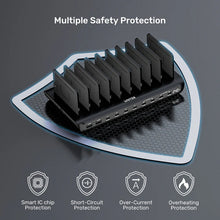 UNITEK P1230CBK01-EU 240W 10-Port USB Charging Station 8 USB-C 2 USB-A Smart Charger for Laptops Tablets Phones