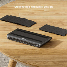 UNITEK P1230CBK01-EU 240W 10-Port USB Charging Station 8 USB-C 2 USB-A Smart Charger for Laptops Tablets Phones