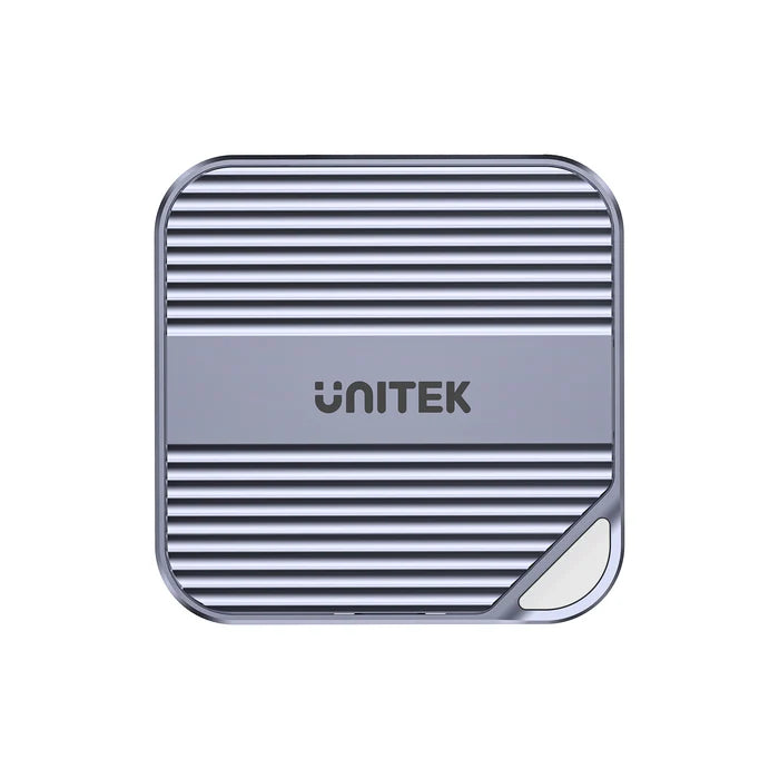 UNITEK S1244AGY01 Magnetic M.2 2230 NVMe SSD Enclosure 10Gbps PD100W MagSafe for iPhone 16/15 Pro