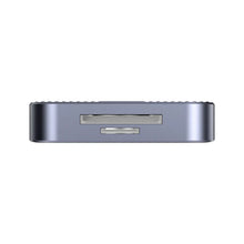 UNITEK S1244CGY01 Magnetic SD/Micro SD Card Reader 6-in-1 PD100W HDMI 4K@60Hz AUX for iPhone 15+ MagSafe