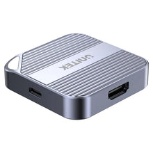 UNITEK S1244CGY01 Magnetic SD/Micro SD Card Reader 6-in-1 PD100W HDMI 4K@60Hz AUX for iPhone 15+ MagSafe