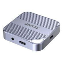 UNITEK S1244CGY01 Magnetic SD/Micro SD Card Reader 6-in-1 PD100W HDMI 4K@60Hz AUX for iPhone 15+ MagSafe