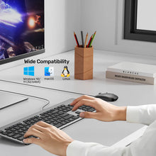 UNITEK T052AGY01-US SlimTap Ultra Light Wired Keyboard 104 Keys Space Grey USB-A Silent Ergonomic