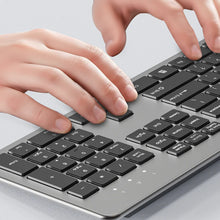 UNITEK T052AGY01-US SlimTap Ultra Light Wired Keyboard 104 Keys Space Grey USB-A Silent Ergonomic