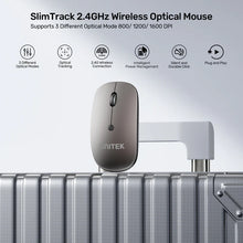 UNITEK T060AGY01 SlimTrack 2.4GHz Wireless Optical Mouse 1600 DPI Silent 10m