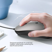 UNITEK T060BGY01 SlimTrack Wired Optical Mouse 1600 DPI Silent USB-A for Laptop PC