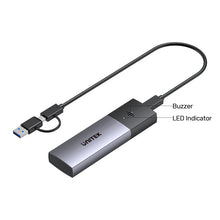 UNITEK S1251AGY01 SolidForce Smart Anti-Loss M.2 NVMe SSD Enclosure 10Gbps Apple Find My Tracking