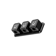UNITEK T1117ABK01 SnapHold Magnetic Cable Clip Holder with Base 180° Rotating for Desk Cable Management