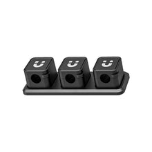 UNITEK T1117ABK01 SnapHold Magnetic Cable Clip Holder with Base 180° Rotating for Desk Cable Management