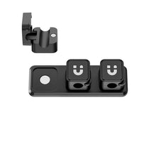 UNITEK T1117ABK01 SnapHold Magnetic Cable Clip Holder with Base 180° Rotating for Desk Cable Management