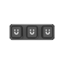 UNITEK T1117ABK01 SnapHold Magnetic Cable Clip Holder with Base 180° Rotating for Desk Cable Management