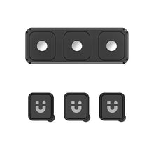 UNITEK T1117ABK01 SnapHold Magnetic Cable Clip Holder with Base 180° Rotating for Desk Cable Management