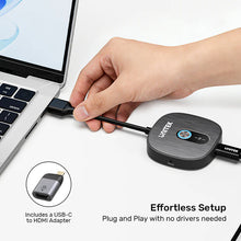 UNITEK V1711ABK01 Wireless HDMI Transmitter with Dual Receivers 1080P@60Hz 50M Plug and Play