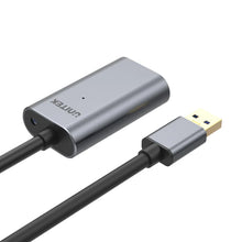 UNITEK Y-3005 USB 3.0 Active Extension Cable 10M 5Gbps Signal Booster DC Jack Aluminium Housing