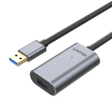 UNITEK Y-3005 USB 3.0 Active Extension Cable 10M 5Gbps Signal Booster DC Jack Aluminium Housing