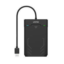 UNITEK Y-3036 DiskGuard Raiden 2.5 SATA HDD SSD Enclosure USB 3.0 5Gbps UASP Tool-Free eSports Design