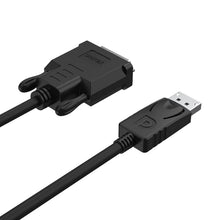 UNITEK Y-5118BA DisplayPort to DVI Cable 1.8M 1920x1200 for PC Monitor Apple Cinema Display