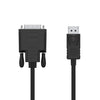 UNITEK Y-5118BA DisplayPort to DVI Cable 1.8M 1920x1200 for PC Monitor Apple Cinema Display