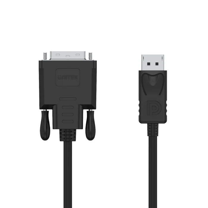 UNITEK Y-5118BA DisplayPort to DVI Cable 1.8M 1920x1200 for PC Monitor Apple Cinema Display