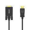 UNITEK Y-5118F DisplayPort to VGA Cable 1.8M 1920x1200 for Laptop PC to Monitor Projector
