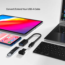 UNITEK Y-C476BK USB-C to USB-A Adapter 0.2M 5Gbps Cable for MacBook Chromebook Pixel USB 3.0