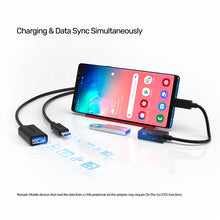 UNITEK Y-C476BK USB-C to USB-A Adapter 0.2M 5Gbps Cable for MacBook Chromebook Pixel USB 3.0