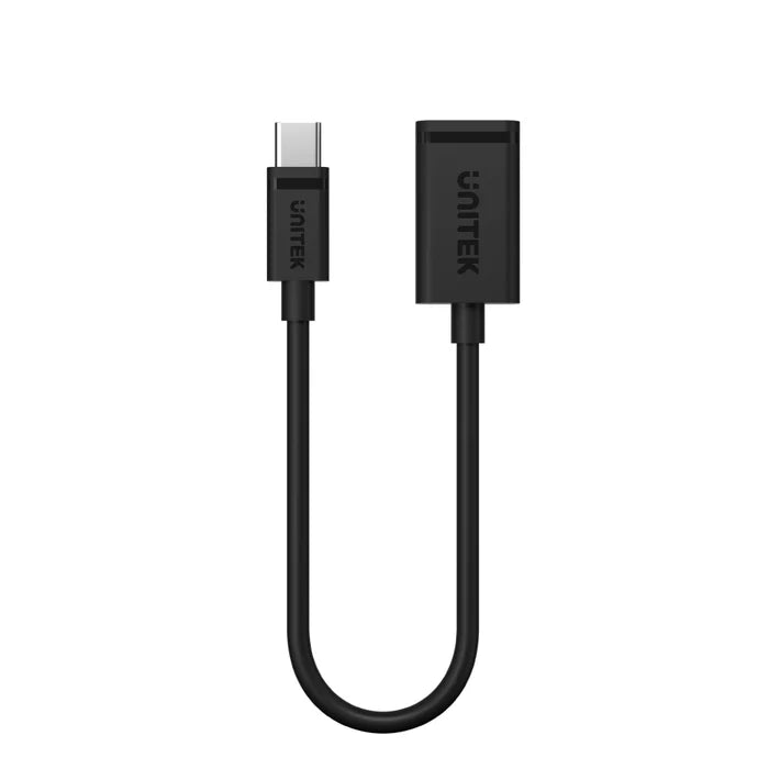 UNITEK Y-C476BK USB-C to USB-A Adapter 0.2M 5Gbps Cable for MacBook Chromebook Pixel USB 3.0