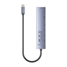 UNITEK H1124AGY01 uHUB S7 Pro 7-in-1 USB-C Hub 4K@60Hz HDMI 5Gbps Data SD/microSD 100W PD Screen On/Off