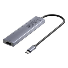UNITEK H1124AGY01 uHUB S7 Pro 7-in-1 USB-C Hub 4K@60Hz HDMI 5Gbps Data SD/microSD 100W PD Screen On/Off