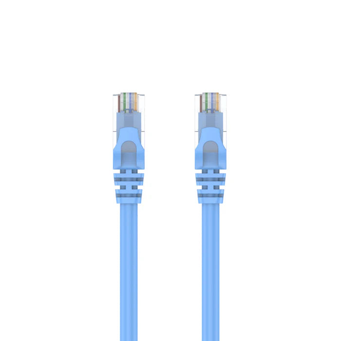 UNITEK Y-C812ABL Cat6 UTP Ethernet Cable 5M Blue 1Gbps 250MHz 24K Gold-Plated RJ45 for PC Router