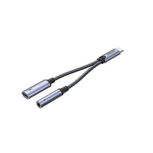 UNITEK M205A USB-C to 3.5mm Audio Adapter with 60W PD Charging DAC 48kHz/16bit for Laptop Phone Tablet
