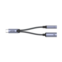 UNITEK M205A USB-C to 3.5mm Audio Adapter with 60W PD Charging DAC 48kHz/16bit for Laptop Phone Tablet