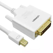 UGREEN 10405 Mini DisplayPort to DVI Cable 2M White for MacBook Surface Pro Monitor