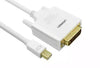 UGREEN 10405 Mini DisplayPort to DVI Cable 2M White for MacBook Surface Pro Monitor