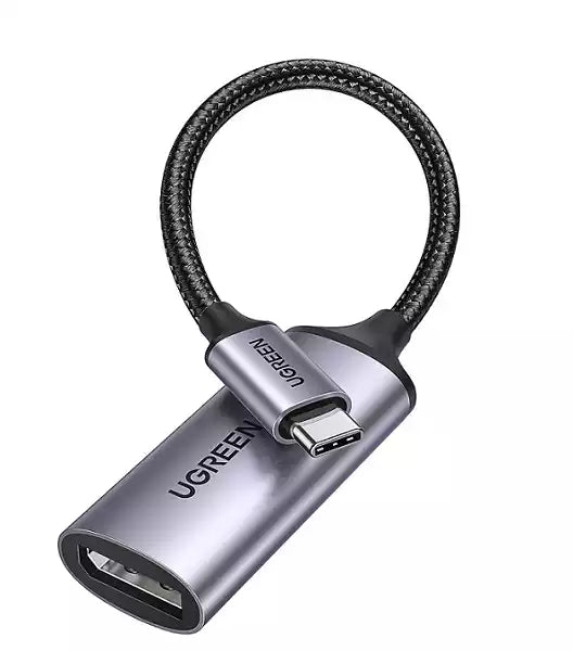 UGREEN 15575 USB-C to DisplayPort Cable 8K@60Hz 10cm for Laptop Tablet Monitor