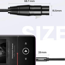 UGREEN 20244 3.5mm to XLR Audio Cable 2M for Microphone Mixer Camera Smartphone