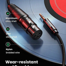 UGREEN 20244 3.5mm to XLR Audio Cable 2M for Microphone Mixer Camera Smartphone