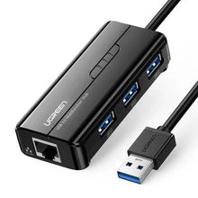 UGREEN 20265 4-in-1 USB 3.0 Hub with Gigabit Ethernet – 5Gbps + 1000Mbps