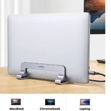 UGREEN 20471 Vertical Laptop Stand Aluminium Alloy Adjustable Width for MacBook PC Ultrabook