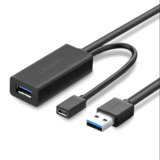 UGREEN 20826 USB 3.0 Active Extension Cable 5m – 5Gbps Repeater