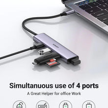 UGREEN 20841 Aluminum USB-C to 4-Port USB 3.0 Hub 5Gbps for MacBook iPad Laptop PC