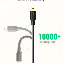 UGREEN 30472 Mini USB Cable 2m – 480Mbps Data Transfer & 2A Charging