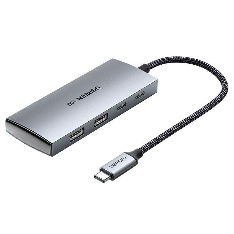 UGREEN 30758 USB-C Hub 4-in-1 10Gbps USB 3.2 Gen2 for MacBook iPad External SSD