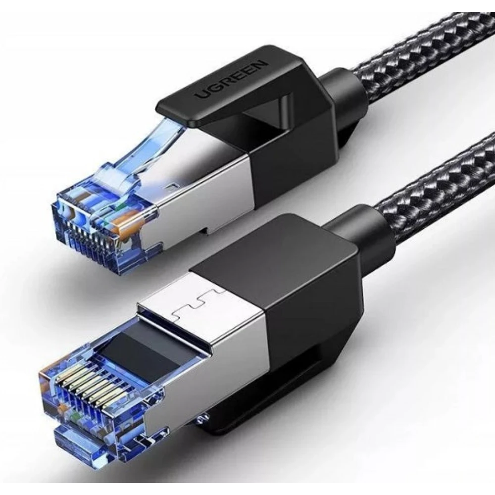 UGREEN 30795 CAT8 Pure Copper LAN Cable 10M 40Gbps 2000MHz Braided for Gaming PC Server