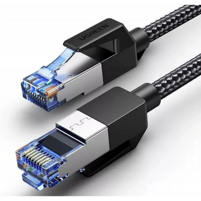 UGREEN 30795 CAT8 Pure Copper LAN Cable 10M 40Gbps 2000MHz Braided for Gaming PC Server