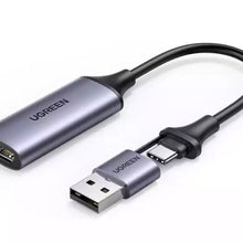 UGREEN 40189 USB-C to HDMI Video Capture Card 4K@60Hz Input 1080P@30Hz Output for OBS Streaming