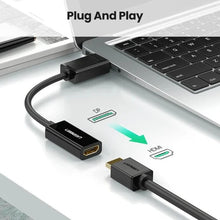 UGREEN 40363 DisplayPort to HDMI Adapter 4K@30Hz for PC Laptop Graphics Card to Monitor TV